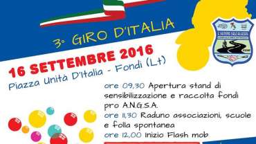 Giro d’Italia in vespa – FlashMob per l’Autismo