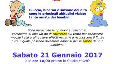 “Che male c’è”? – Le abitudini orali dell’infanzia