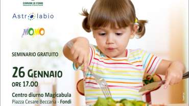 Seminario sull’Alimentazione in età evolutiva “Gnam gnam”